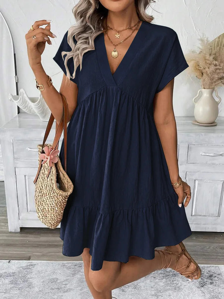 Elaya™ | Belted Maxi Shirt Dress