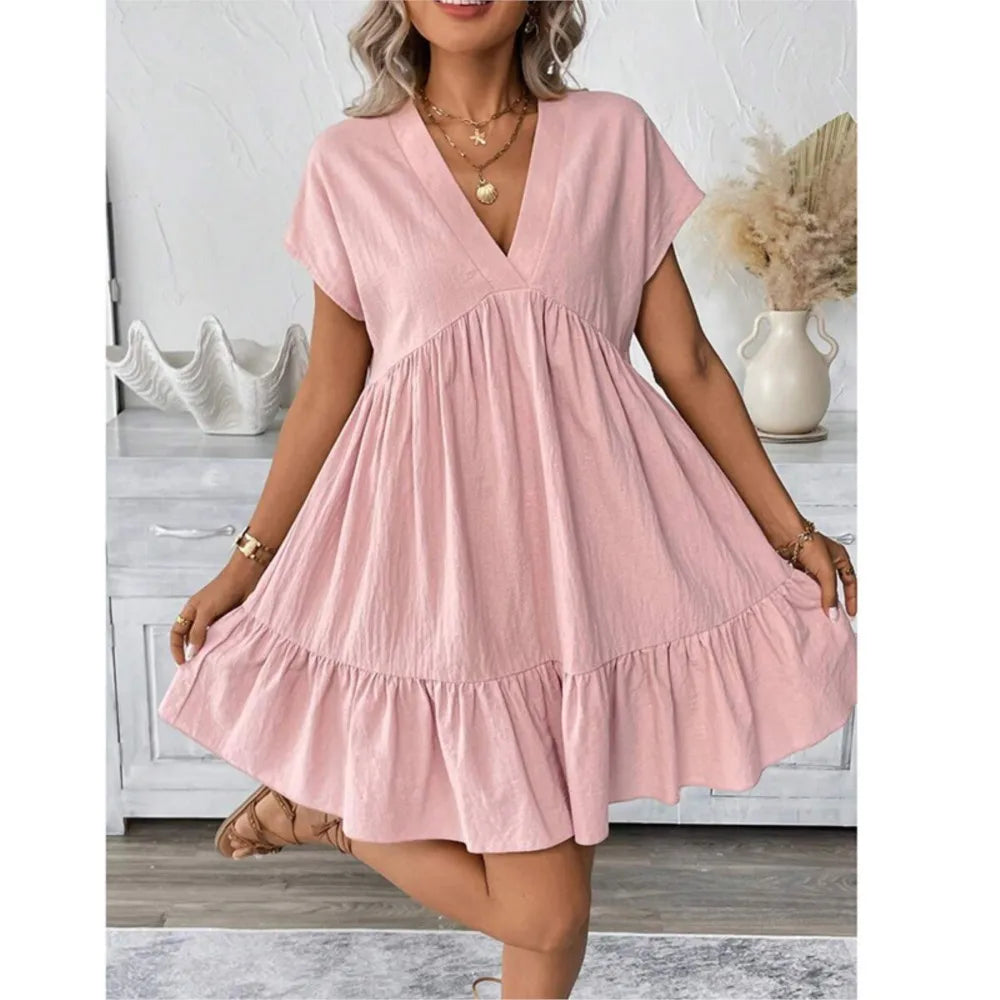 Elaya™ | Belted Maxi Shirt Dress