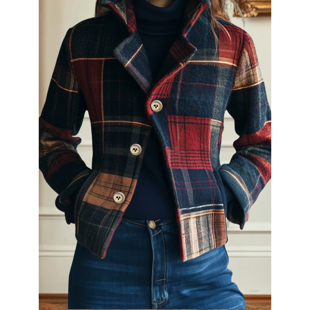 RENEE |CLASSIC PLAID JACKET