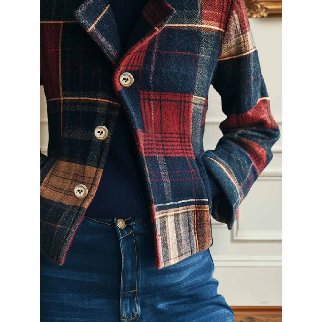 RENEE |CLASSIC PLAID JACKET