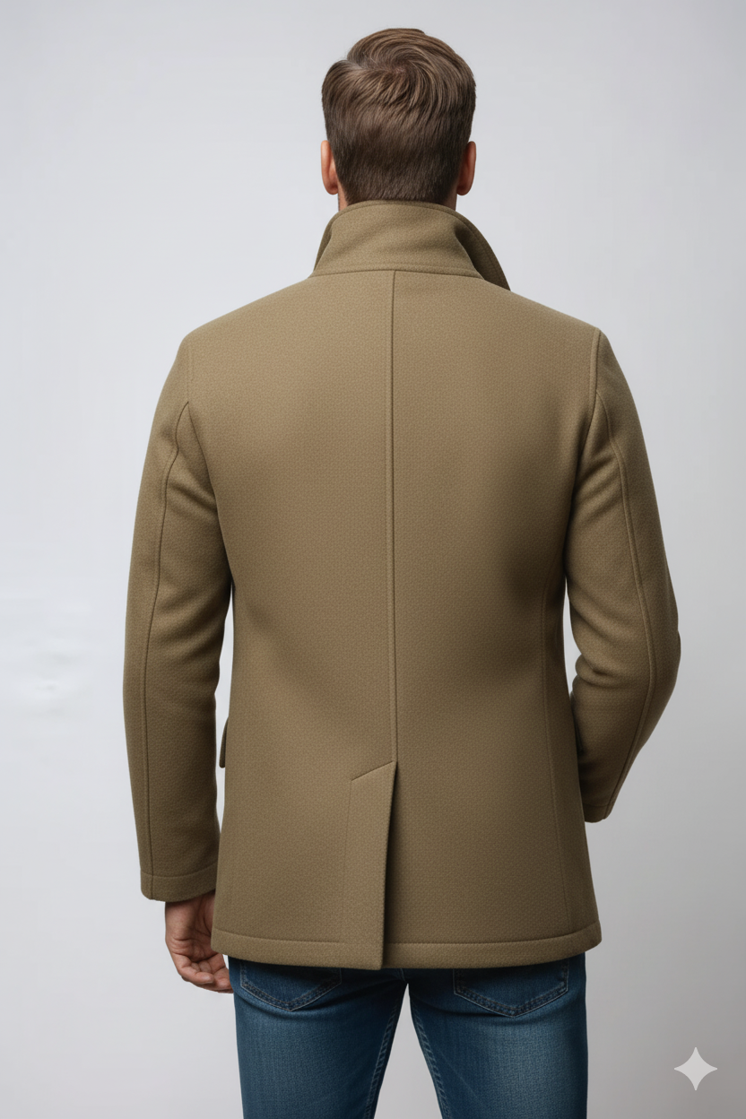 Finn – Wool Winter Jacket With  High Collar