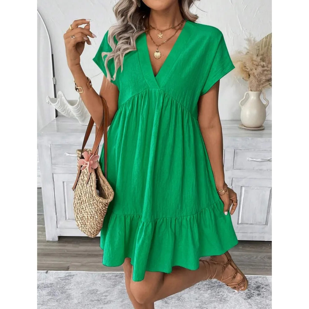 Elaya™ | Belted Maxi Shirt Dress