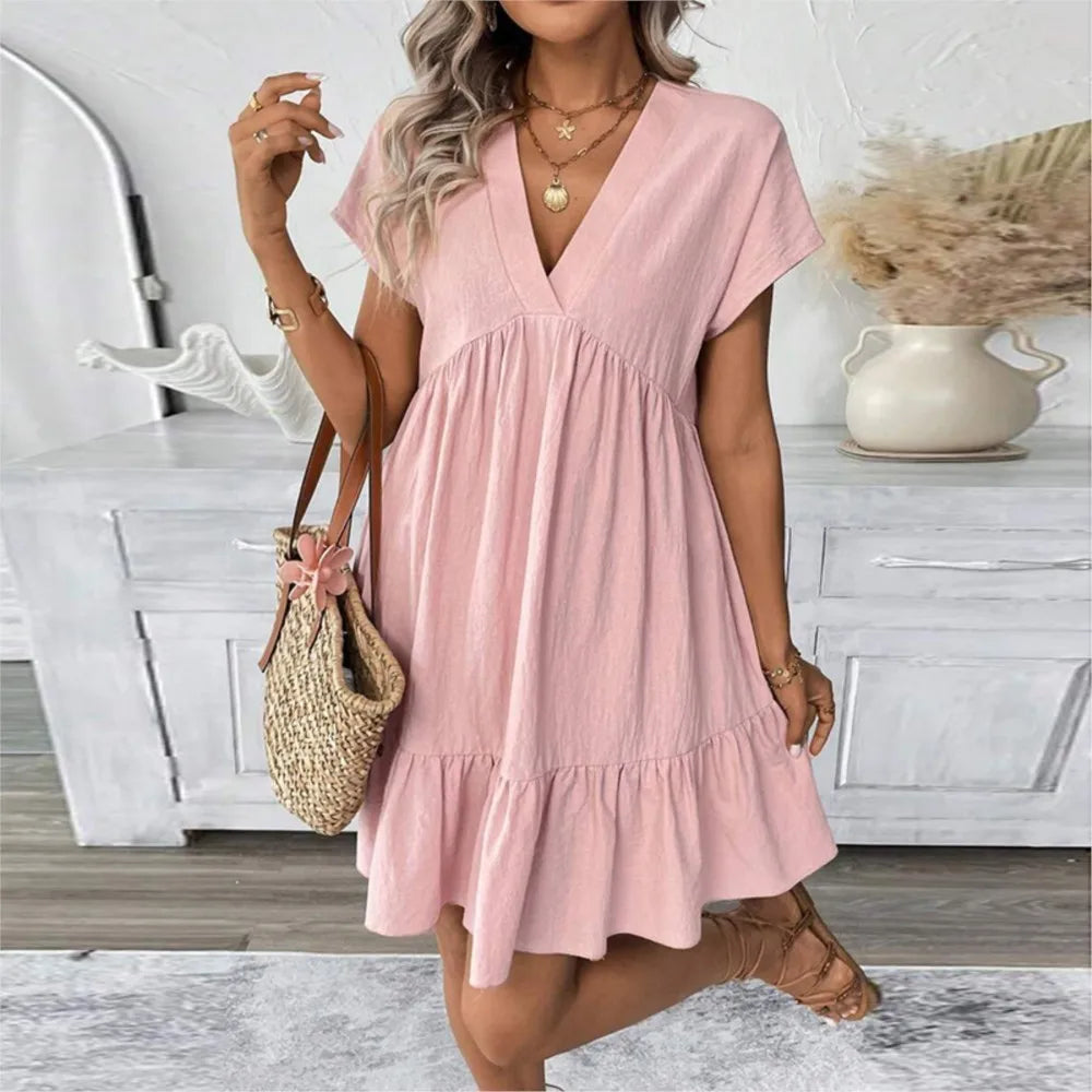 Elaya™ | Belted Maxi Shirt Dress