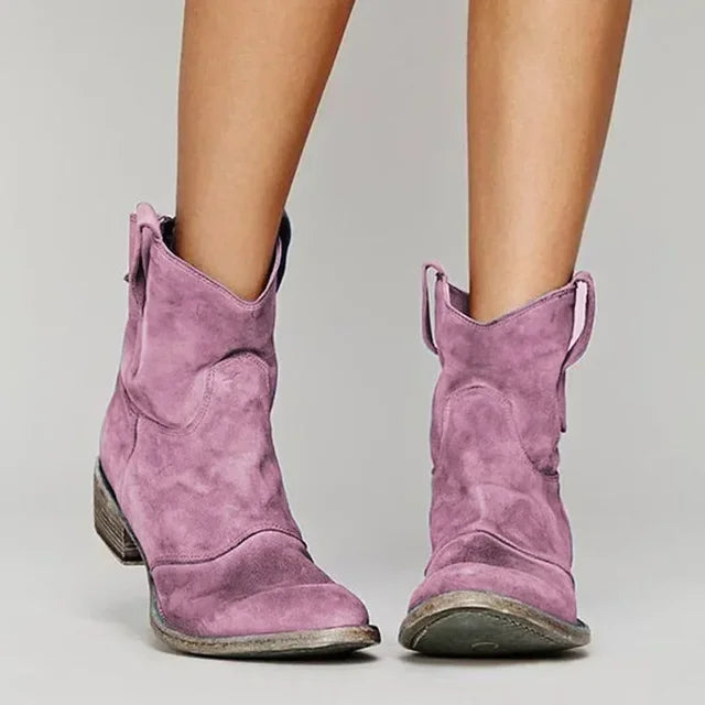 Sierra | Vintage Western Ankle Boots
