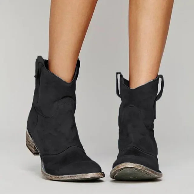 Sierra | Vintage Western Ankle Boots