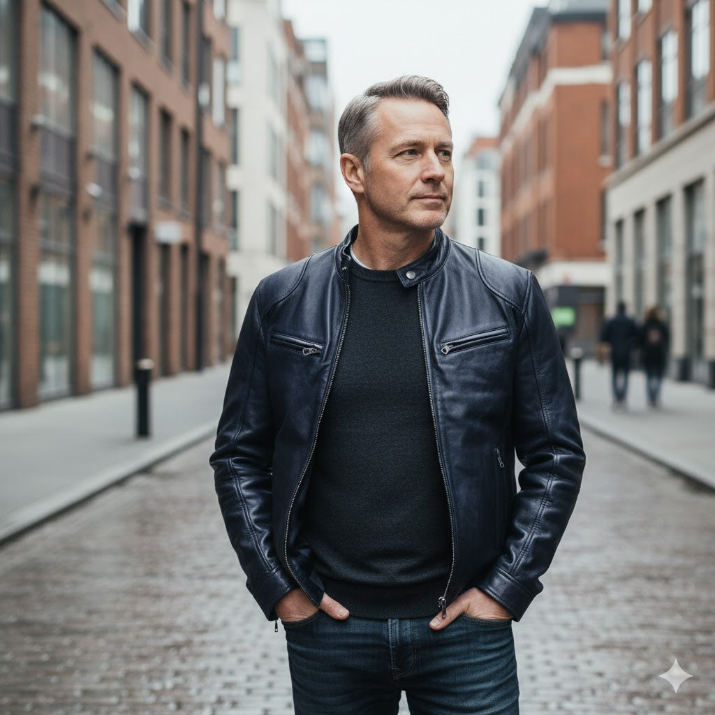 Victor | Casual Leather Jacket