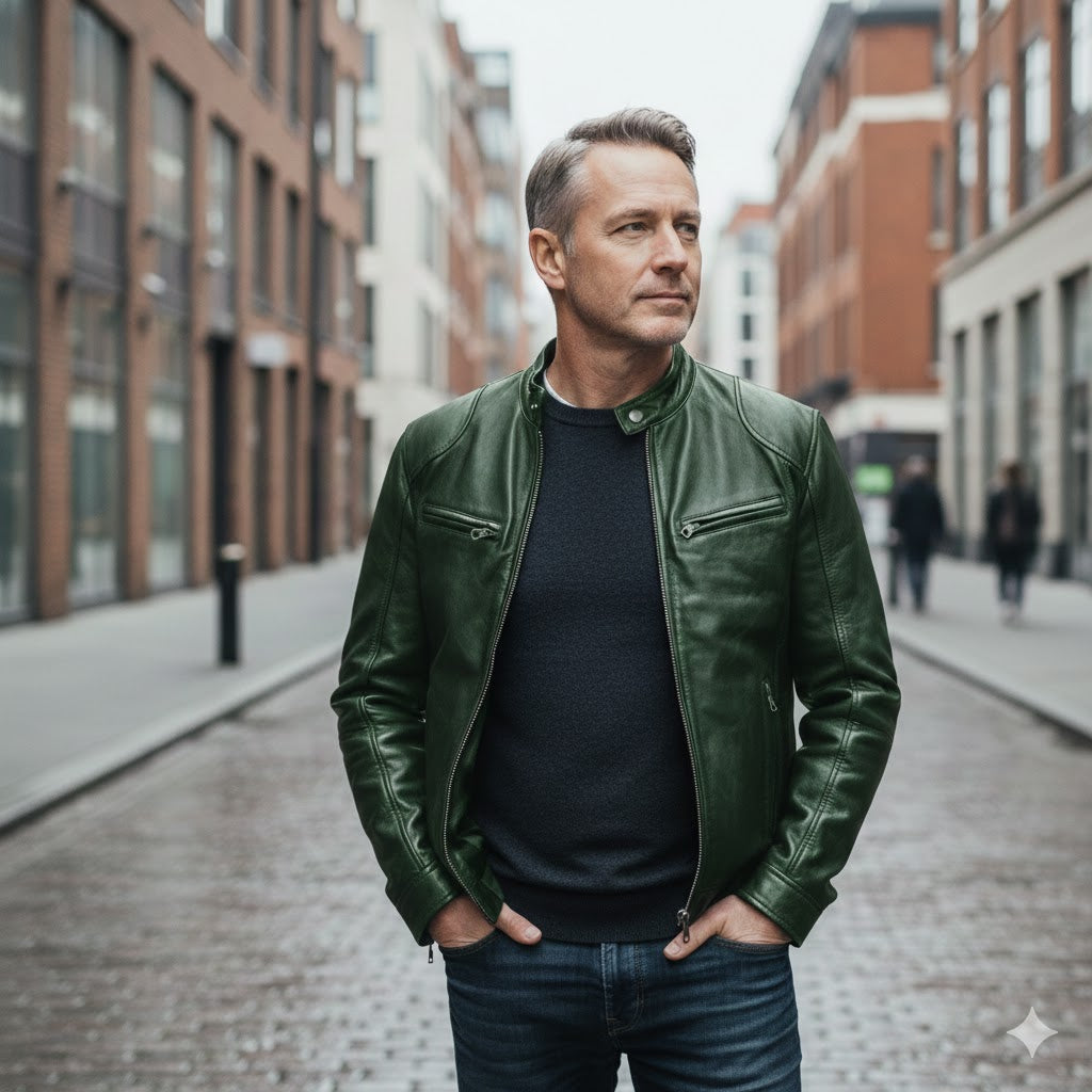 Victor | Casual Leather Jacket