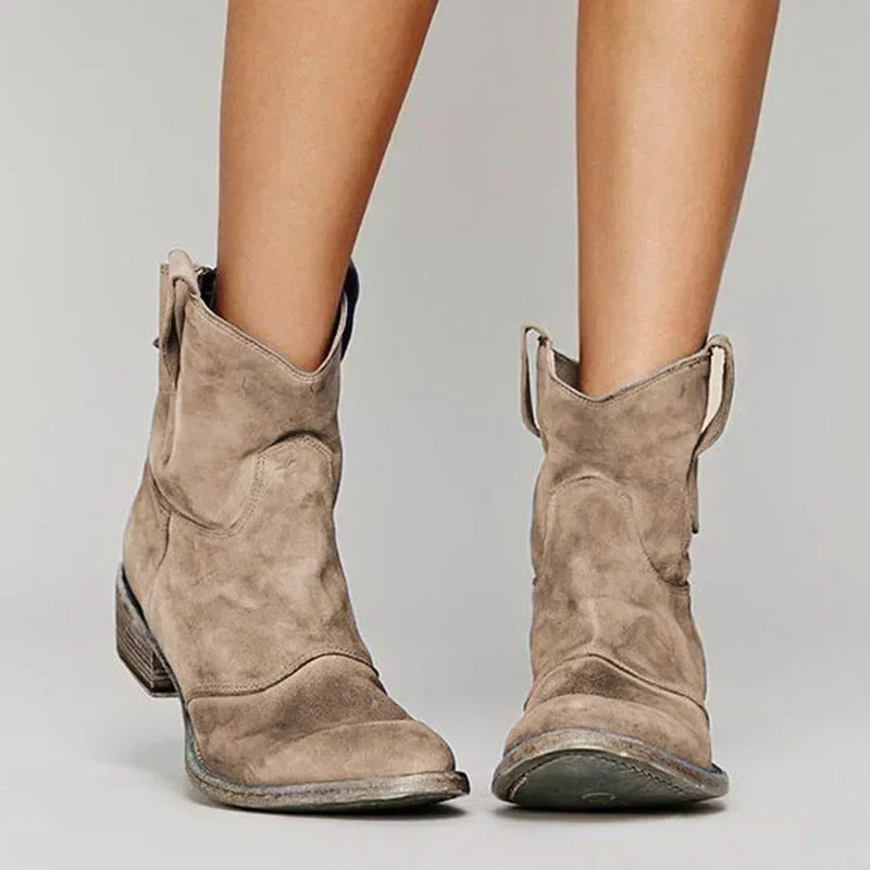 Sierra | Vintage Western Ankle Boots