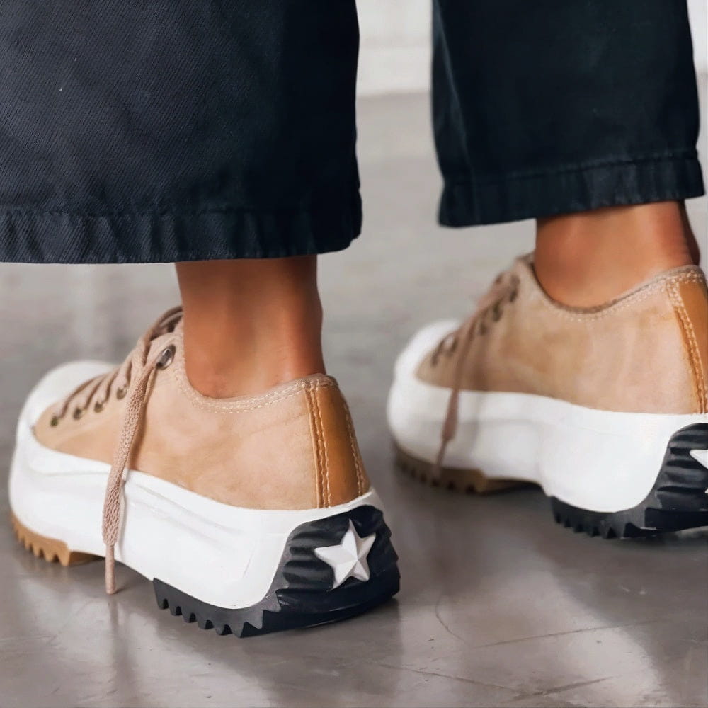 Gianna | Low-Top Thick-Heeled Shoes